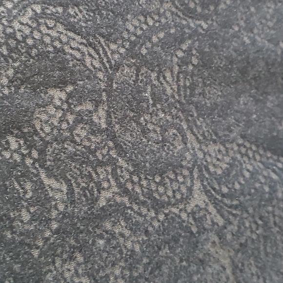 Seven 7 Black Velvet Jaquard Textured Pants Size 10 nwt - Picture 5 of 11